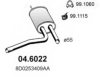 AUDI 8D0253409AA Middle Silencer